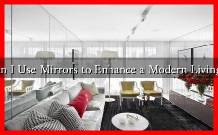 How Can I Use Mirrors to Enhance a Modern Living Room?