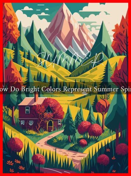 How Do Bright Colors Represent Summer Spirit