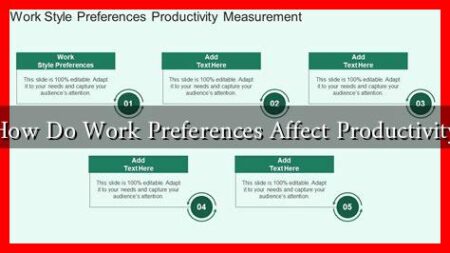 How Do Work Preferences Affect Productivity