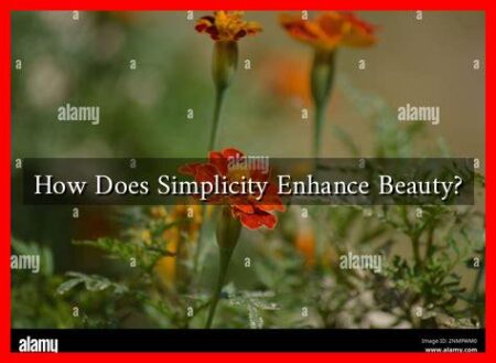 How Does Simplicity Enhance Beauty? How Does Simplicity Enhance Beauty?