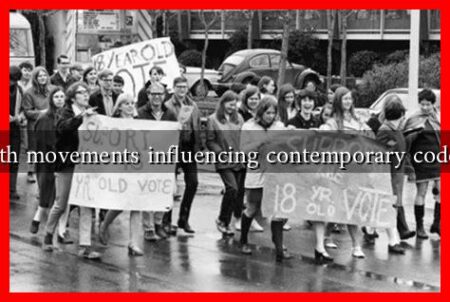 How are youth movements influencing contemporary codes of conduct How are youth movements influencing contemporary codes of conduct