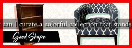 How can I curate a colorful collection that stands out?