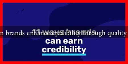 How can brands enhance credibility through quality content