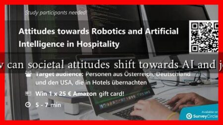 How can societal attitudes shift towards AI and jobs?