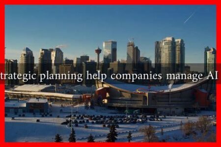 How can strategic planning help companies manage AI transition?