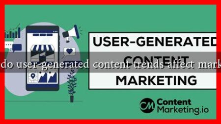 How do user-generated content trends affect marketing