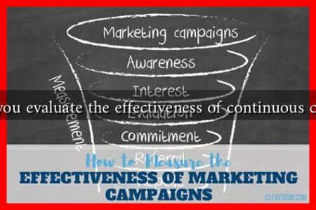How do you evaluate the effectiveness of continuous campaigns How do you evaluate the effectiveness of continuous campaigns
