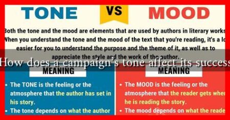 How does a campaign's tone affect its success