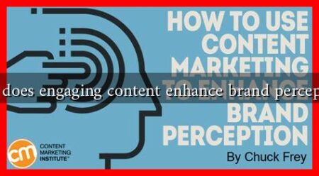 How does engaging content enhance brand perception?