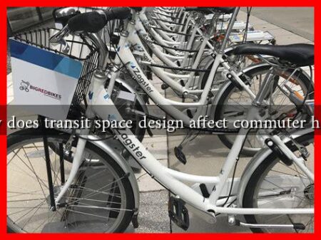 How does transit space design affect commuter health