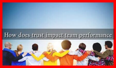 How does trust impact team performance