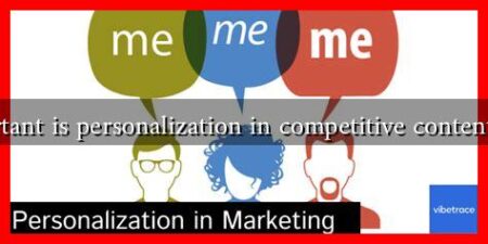 How important is personalization in competitive content marketing