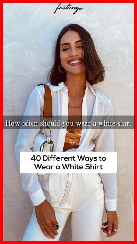 How often should you wear a white shirt