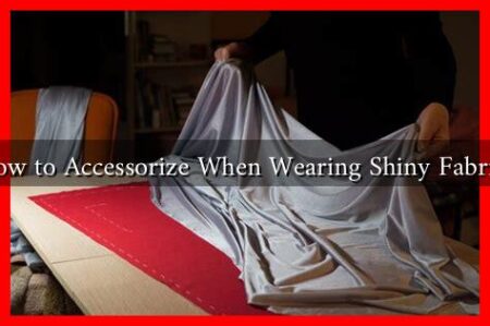 How to Accessorize When Wearing Shiny Fabrics