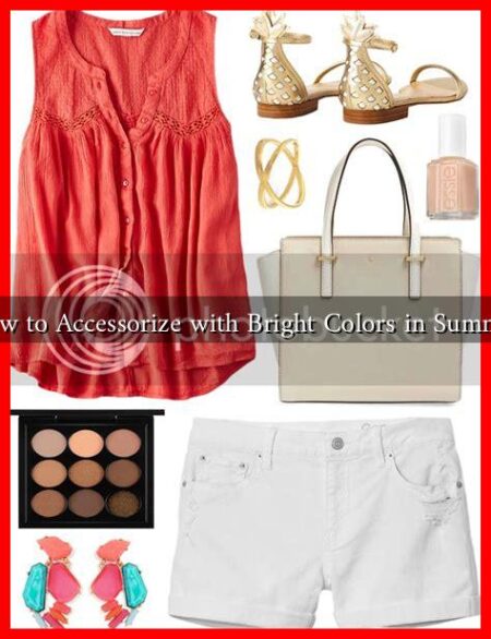 How to Accessorize with Bright Colors in Summer