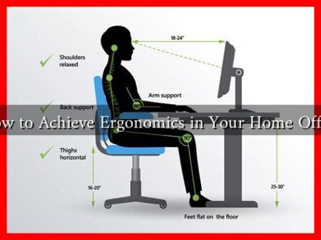 How to Achieve Ergonomics in Your Home Office