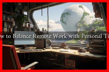 How to Balance Remote Work with Personal Time
