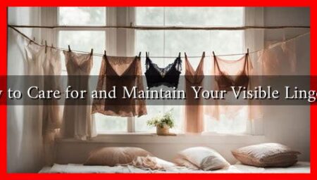 How to Care for and Maintain Your Visible Lingerie?