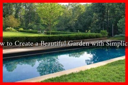 How to Create a Beautiful Garden with Simplicity?