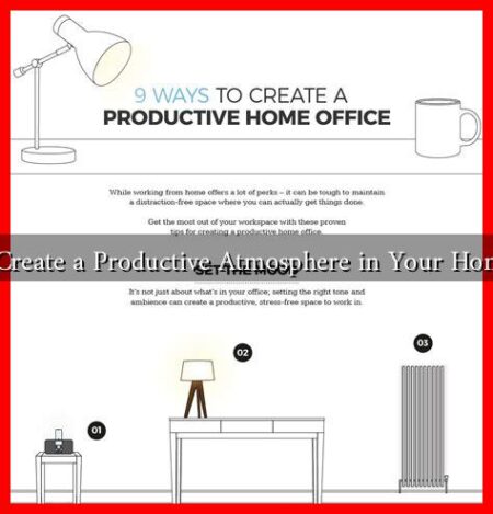 How to Create a Productive Atmosphere in Your Home Office