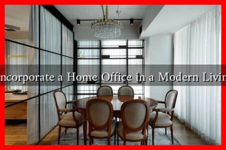 How to Incorporate a Home Office in a Modern Living Room?