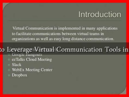 How to Leverage Virtual Communication Tools in 2025 How to Leverage Virtual Communication Tools in 2025