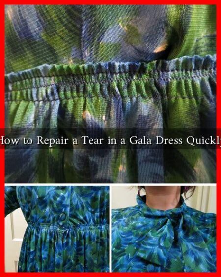 How to Repair a Tear in a Gala Dress Quickly