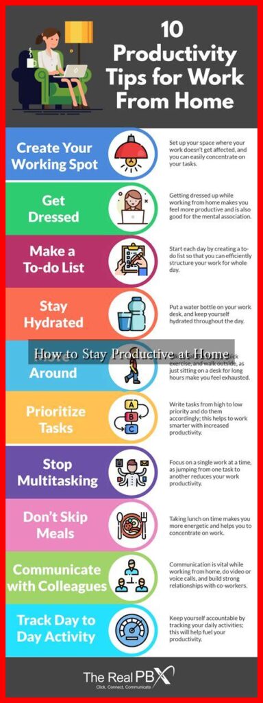 How to Stay Productive at Home How to Stay Productive at Home