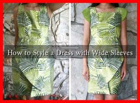 How to Style a Dress with Wide Sleeves How to Style a Dress with Wide Sleeves
