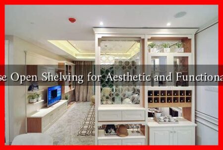 How to Use Open Shelving for Aesthetic and Functional Benefits?