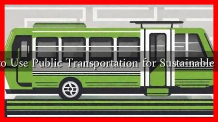 How to Use Public Transportation for Sustainable Living