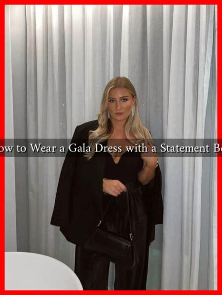 How to Wear a Gala Dress with a Statement Belt