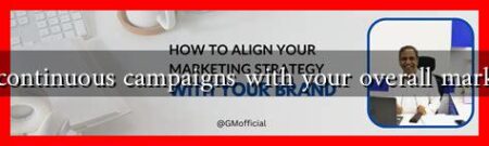 How to align continuous campaigns with your overall marketing strategy