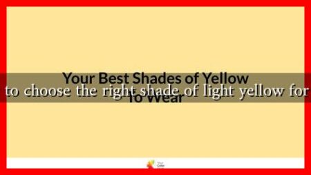 How to choose the right shade of light yellow for men