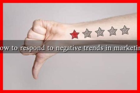 How to respond to negative trends in marketing