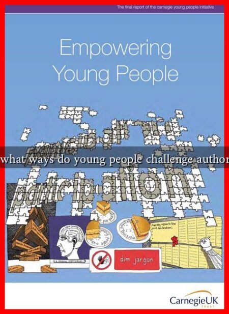 In what ways do young people challenge authority