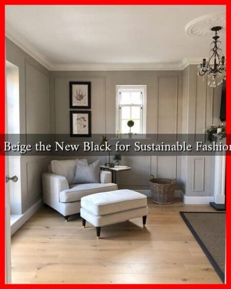 Is Beige the New Black for Sustainable Fashion? Is Beige the New Black for Sustainable Fashion?