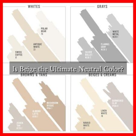 Is Beige the Ultimate Neutral Color?