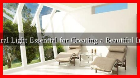 Is Natural Light Essential for Creating a Beautiful Interior?