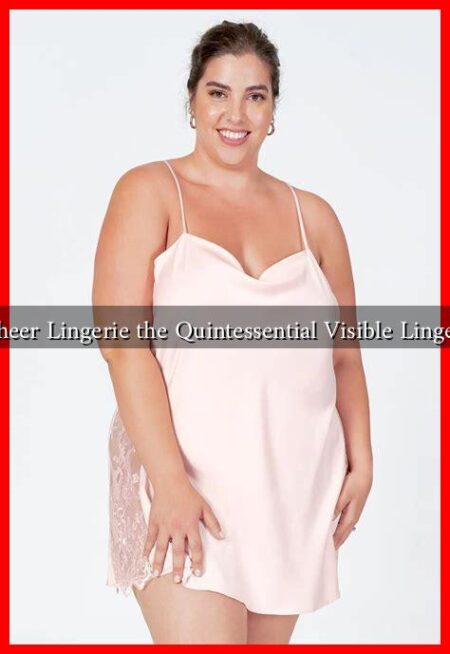 Is Sheer Lingerie the Quintessential Visible Lingerie?