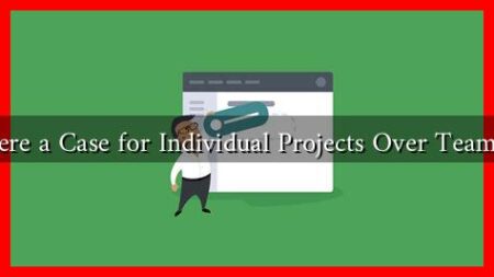 Is There a Case for Individual Projects Over Teamwork