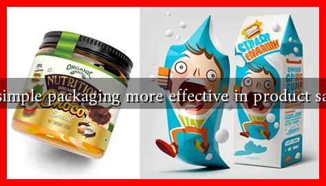 Is simple packaging more effective in product sales