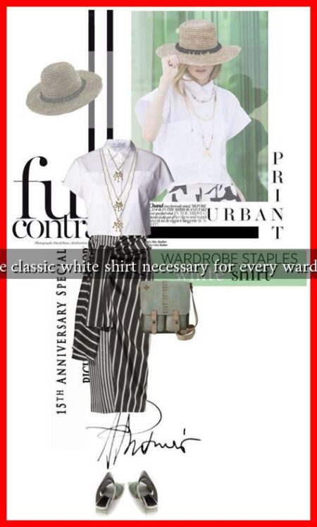 Is the classic white shirt necessary for every wardrobe