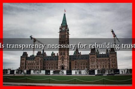 Is transparency necessary for rebuilding trust