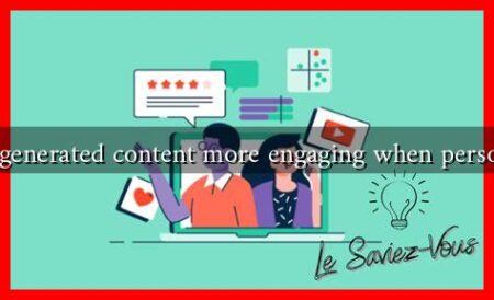 Is user-generated content more engaging when personalized