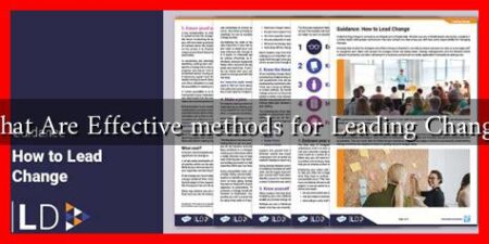 What Are Effective methods for Leading Change?