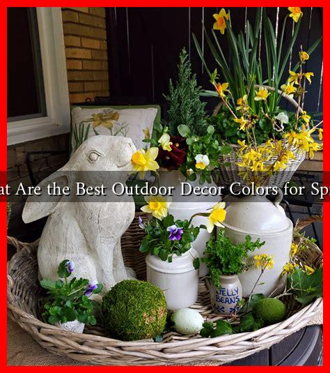 What Are the Best Outdoor Decor Colors for Spring