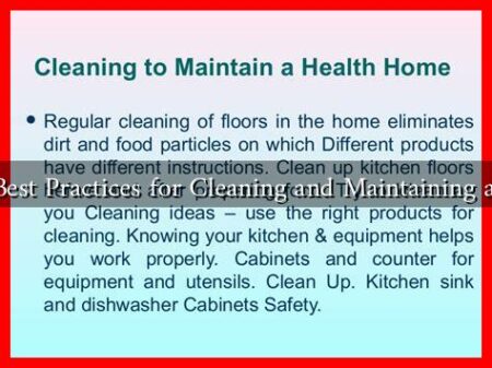 What Are the Best Practices for Cleaning and Maintaining a Chic Kitchen? What Are the Best Practices for Cleaning and Maintaining a Chic Kitchen?