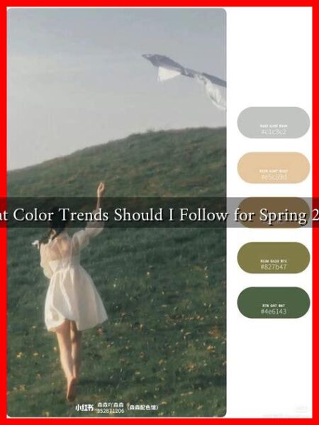 What Color Trends Should I Follow for Spring 2024