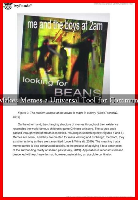 What Makes Memes a Universal Tool for Communication